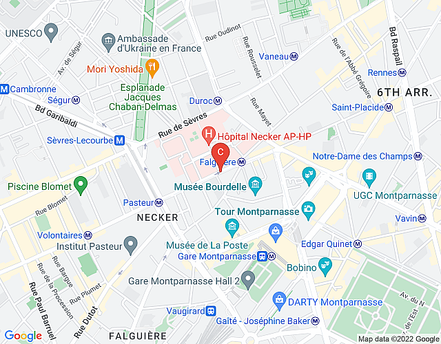 Villa Montparnasse – 15th arr. map image
