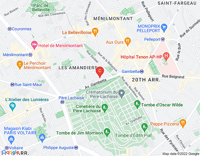 La Perle Du Lachaise map image