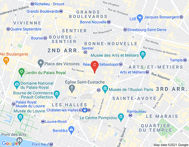 La Perle Du Marché – Montorgueil map image
