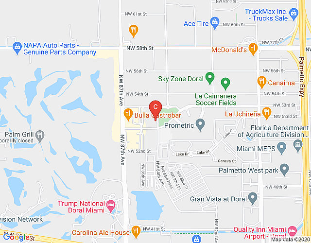 Luxury Studio Apartment in Downtown Doral map image