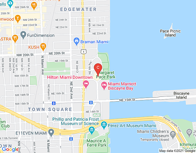 Luxury Studio Apartment with Ocean View in Downtown map image
