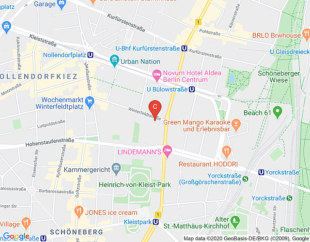 In Berlin: Elegant living in 1 Bedroom; Gracious Apartments, Luxury Living map image
