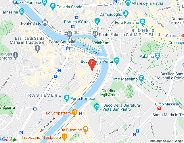 Rome with a Garden! Delightful 1 Bedroom Apartment with Private Garden in Historic Trastevere map image