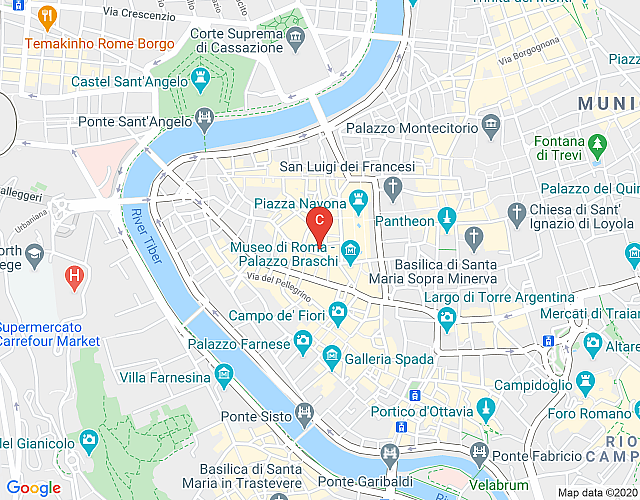 A Prince in Rome, Elegant Navona Terrace Apartment map image