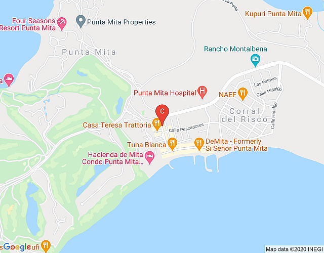 Estate Brisa – Kupuri Estates – Punta Mita map image