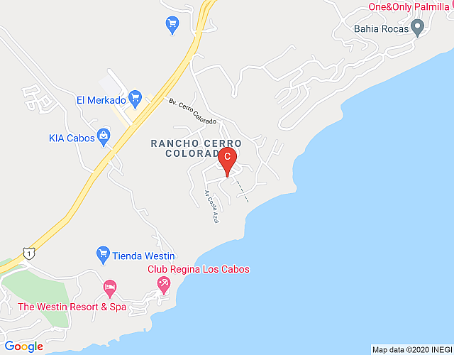 One of the largest luxury villas in the Cabos – Casa Edwards map image