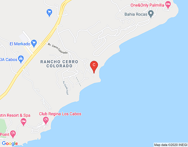 Casa Captiva – Beachfront Paradise Punta Bella (Palmilla Sur) map image