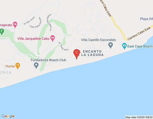 Casa Piedra Blanca, Beachfront – Puerto Los Cabos map image