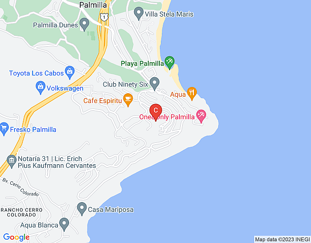 Espiritu Casita 101 – Villas Del Mar map image