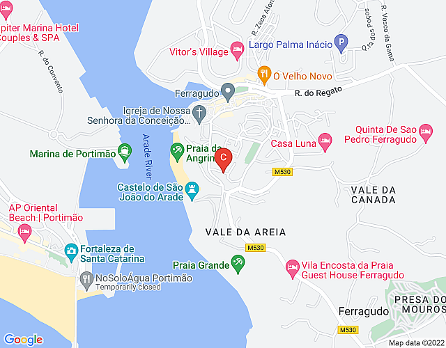 Reihenhaus Casa do Sol in Ferragudo map image