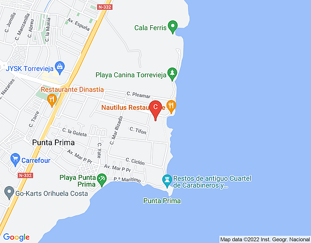 CH Oasis Sea Senses Punta Prima (Torrevieja) map image