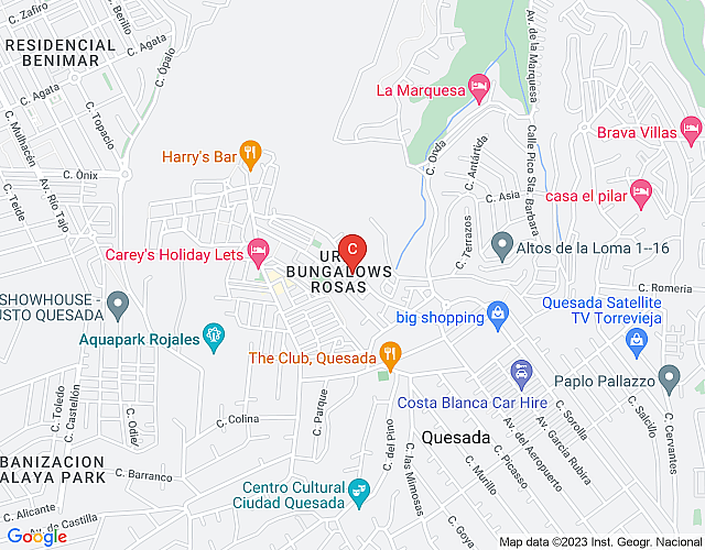 CH Rosas Ciudad Quesada map image