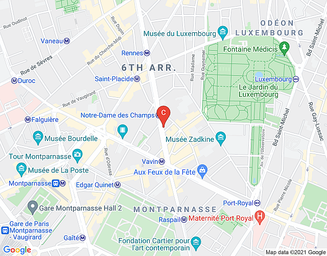 Prestige Saint Germain Vavin CityCosy map image