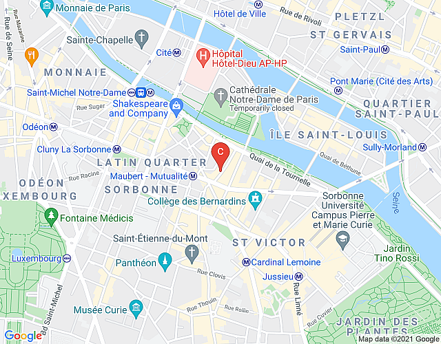 Studio Bièvre St Germain CityCosy map image