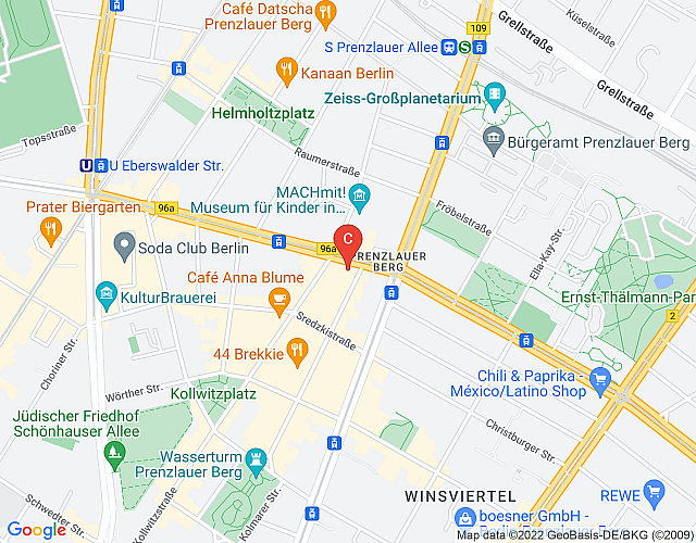 Great Stay – Danziger Str. 64 No. 2 map image
