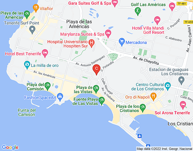 Azahara Playa 2 – Studio map image