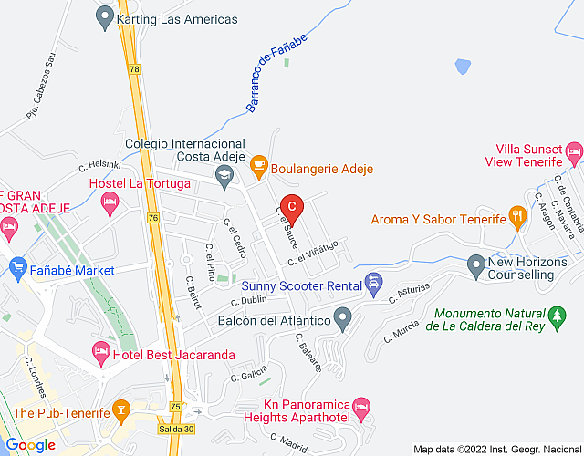 Villa Almeria mit Meerblick map image