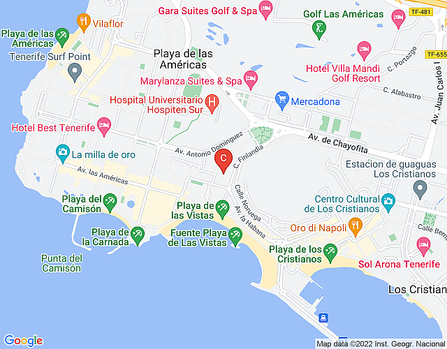 Azahara Playa 39 – One Bed map image