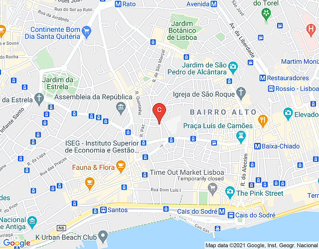 Wohnung in Lissabon 339 – São Bento map image