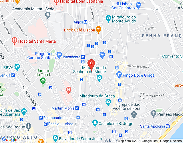 Wohnung in Lissabon 510 – Anjos map image