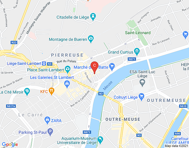 Rue de la Goffe 2 – 1-bedroom Duplex map image