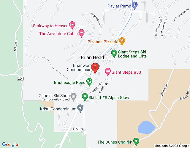 Brian Wood #23 – new prime location in brian head, ut. cozy and inviting for your family getaway map image