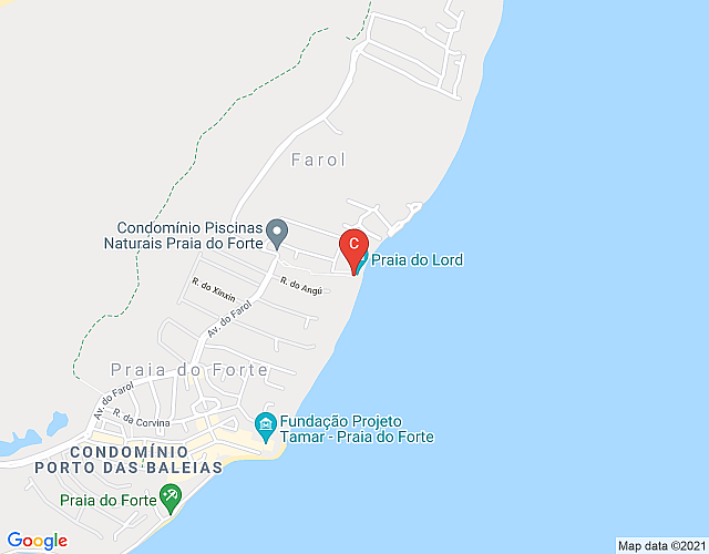 Villa St Tropez, Praia do Forte map image