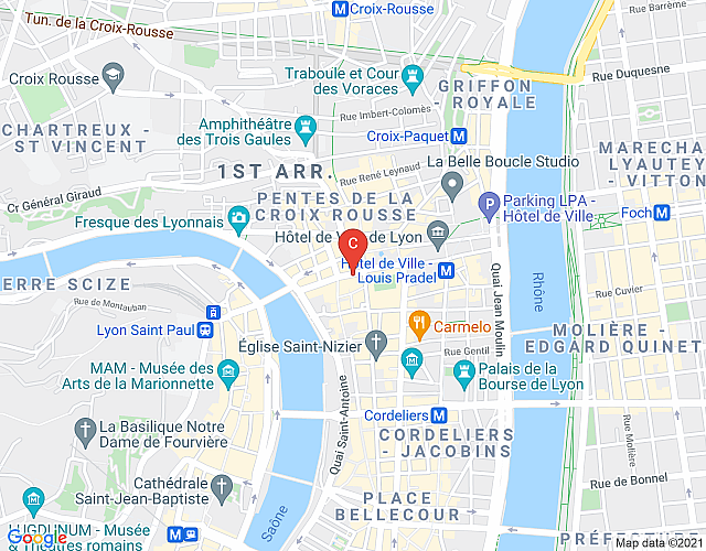 Constantine – location T2 Lyon 1 map image