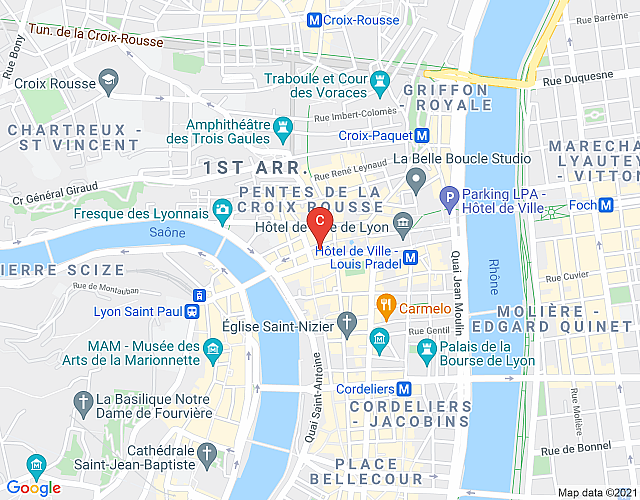 Blue Dream – location T4 – Lyon 01 map image
