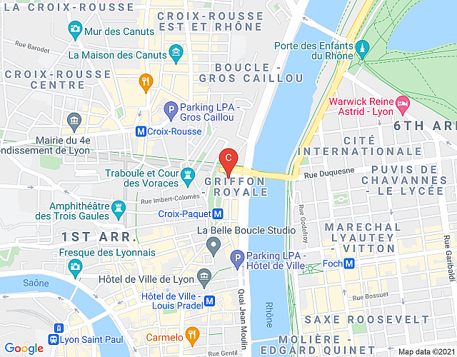 Servet – 3 bedrooms rental – Lyon 1 map image