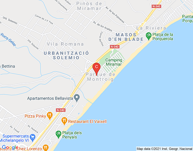 Villa Adriana 206B – Precioso apartamento, frente al mar imagen del mapa