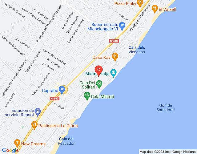 Maricel 9 – Bonito apartamento moderno, a 100 metros del mar imagen del mapa