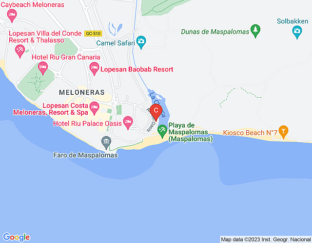 Oasis Villas Maspalomas I imagen del mapa