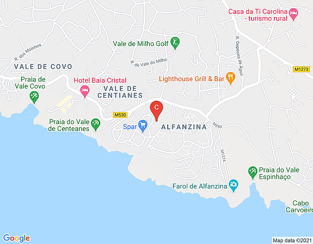 Villa Rocha, villa familiar, cerca del océano, piscina y barbacoa imagen del mapa