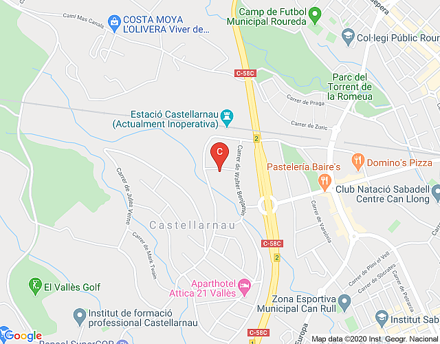 Catalunya Casas:  Idílica Villa en Castellarnau para 12 personas a un corto viaje de Barcelona! imagen del mapa