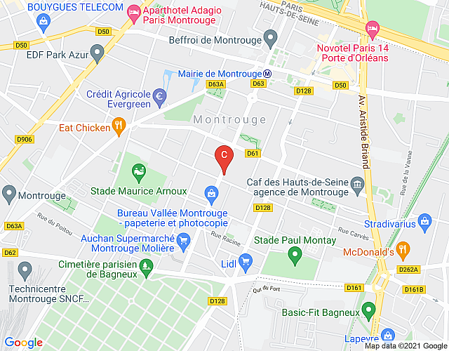 Family Montrouge CityCosy imagen del mapa