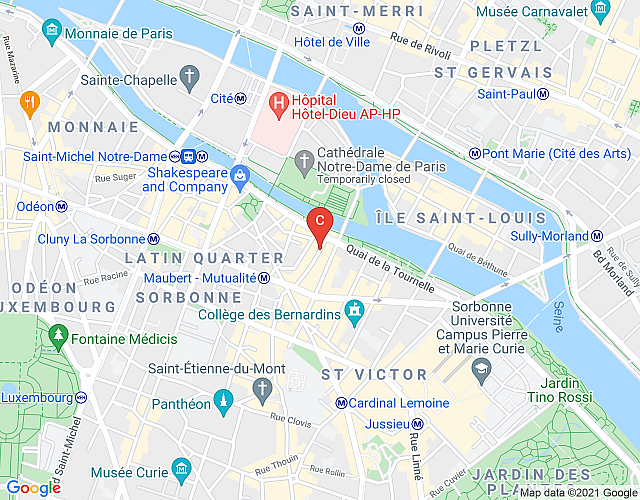 Studio Notre Dame Bievre CityCosy imagen del mapa