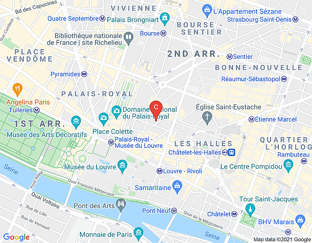 Studio Louvre – Palais Royal CityCosy imagen del mapa