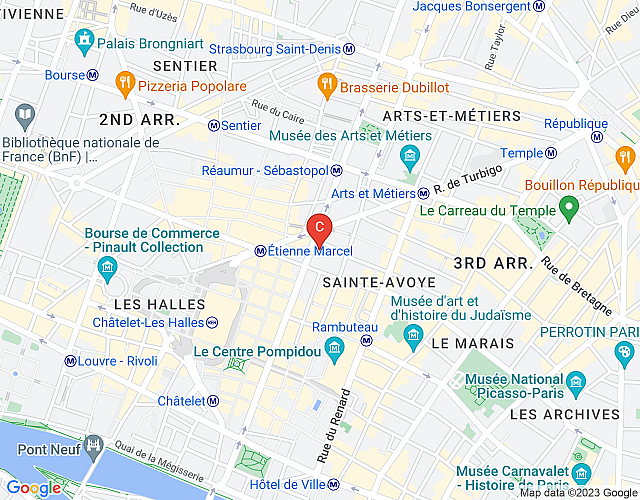 Loft Pompidou City Cosy – newly renovated ! imagen del mapa