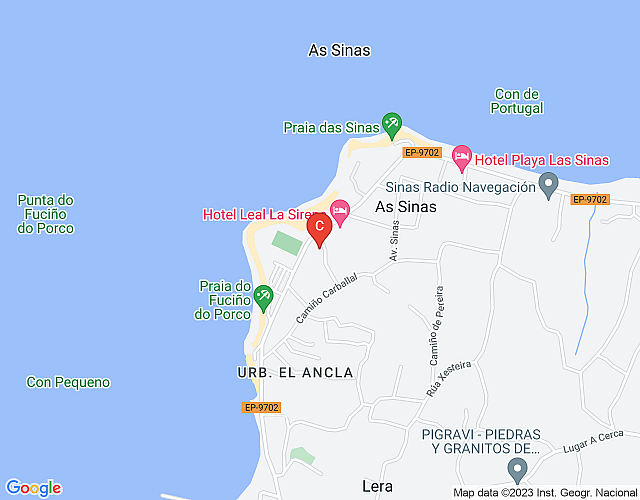 47. Casa As Sinas (218), al lado de la playa en Rías Baixas imagen del mapa