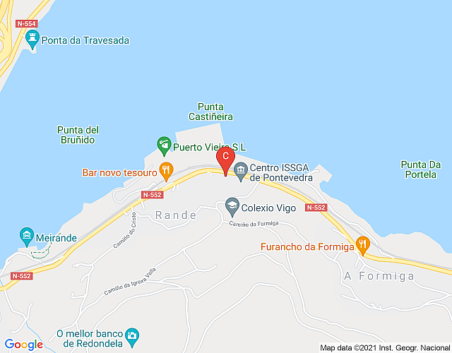 75. Villa Ría de Vigo (241) con piscina y jacuzzi vistas al mar imagen del mapa
