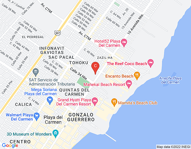 Hermoso departamento de 2 recamaras By Happy Address map image