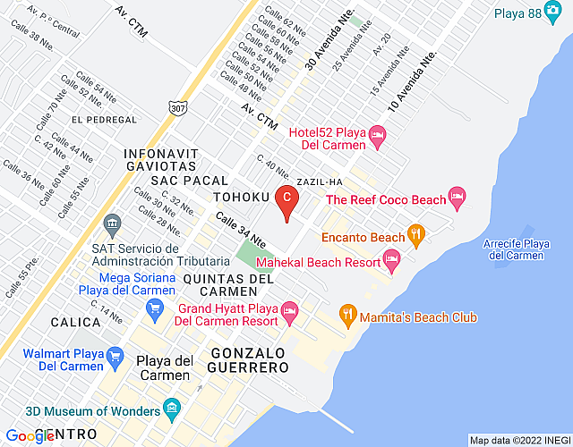 Penthouse 3Recamaras & Jacuzzi by Happy Address map image