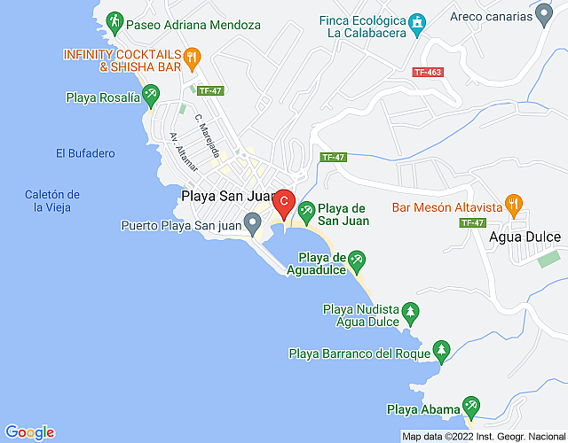 Playa San Juan 1 – Two Bed imagen del mapa