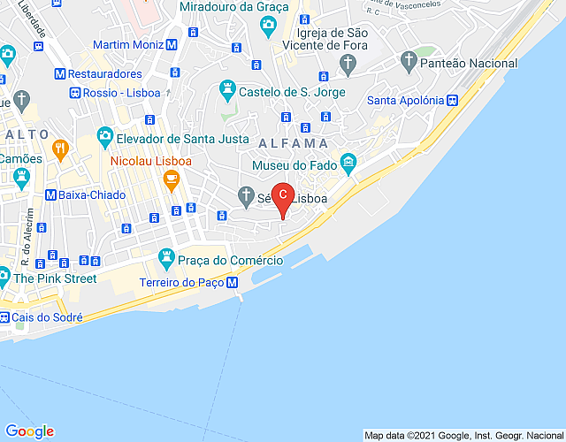 Apartamento en Lisboa 271 – Sé imagen del mapa