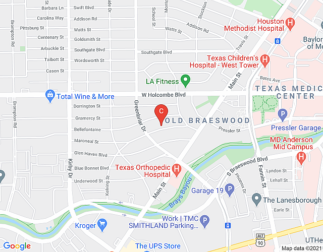 Spacious 3 bedroom/2bathroom Apartment by Texas Medical Center and NRG Stadium map image