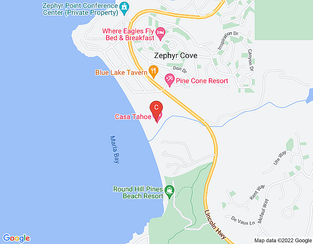 Tahoe Zen (83) – 3.5 Bedroom Townhome in Gated Community map image