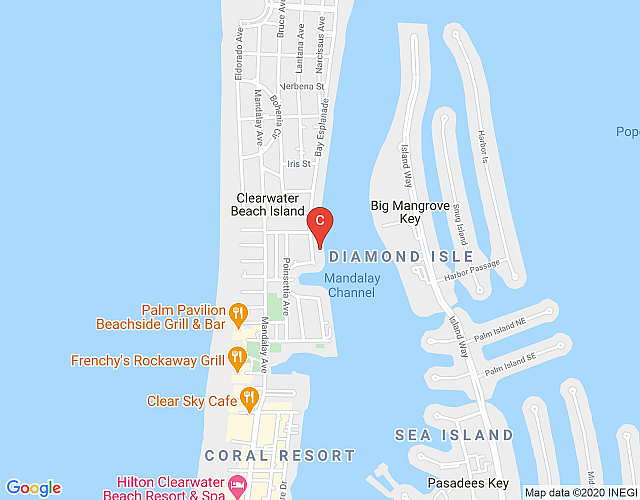 Suite 103 –  Remodeled – Pool Side – Bay View map image