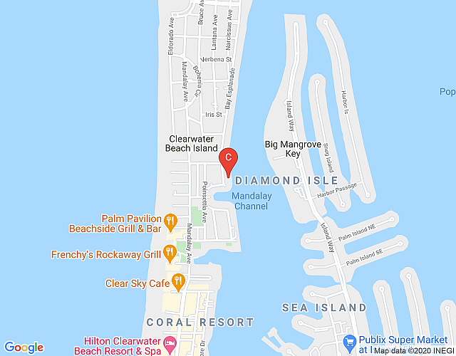 Suite 201 – Remodeled – Pool View – Bay View  – 2nd Floor map image