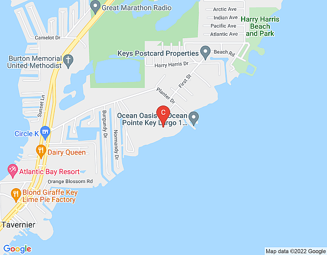 Ocean Point Retreat with Views! map image